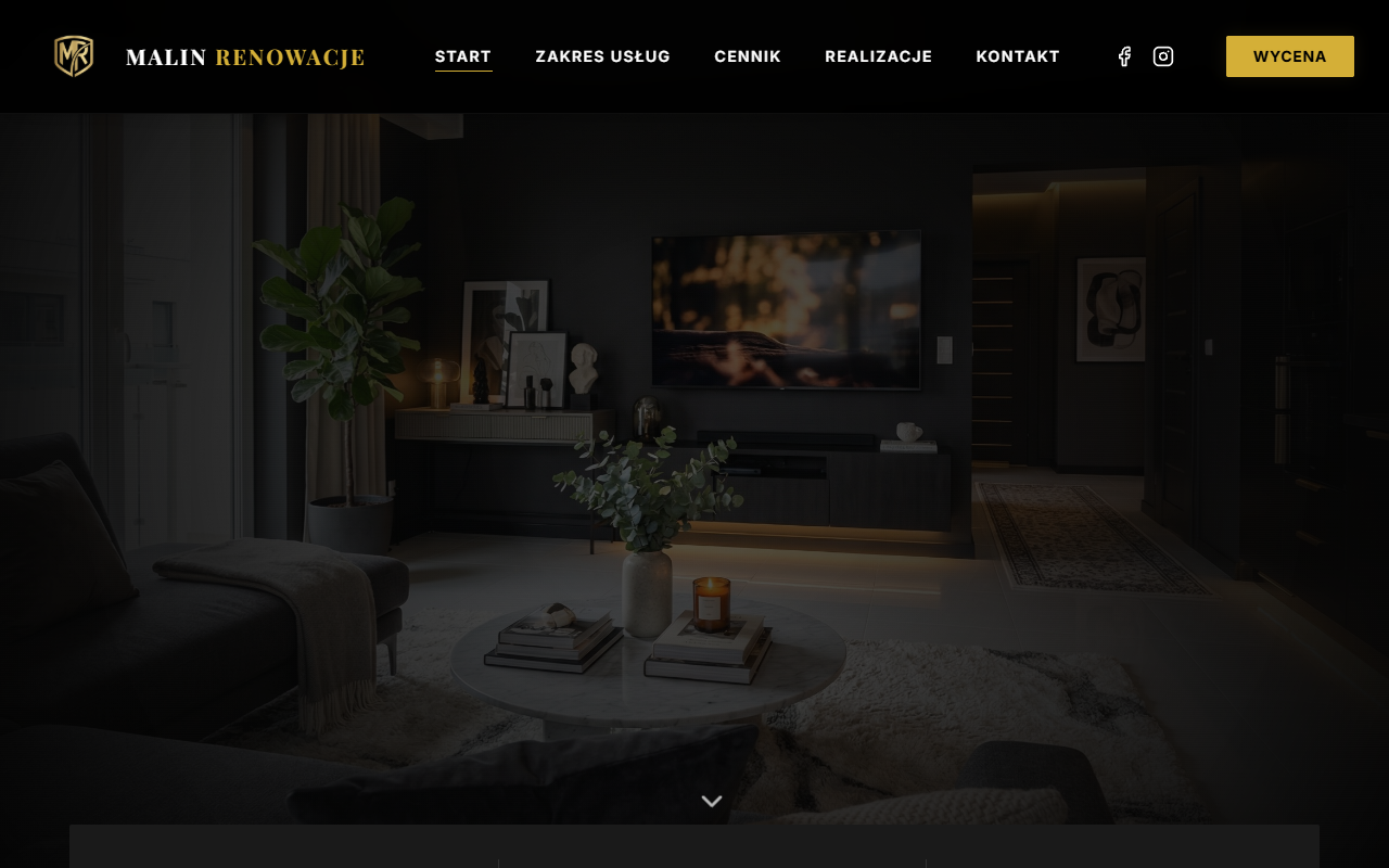 MalinRenowacje.pl — strona firmy renowacyjnej